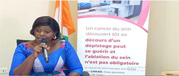 LUTTE CONTRE LE CANCER DU SEIN EN PARTENARIAT AVEC LE CNRAO (Centre National d'Oncologie Médical et de Radiothérapie)